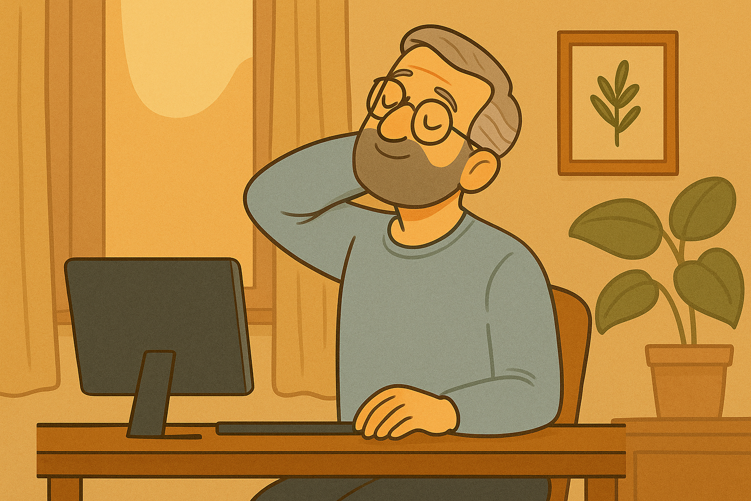 Homeoffice & Bildschirmpause