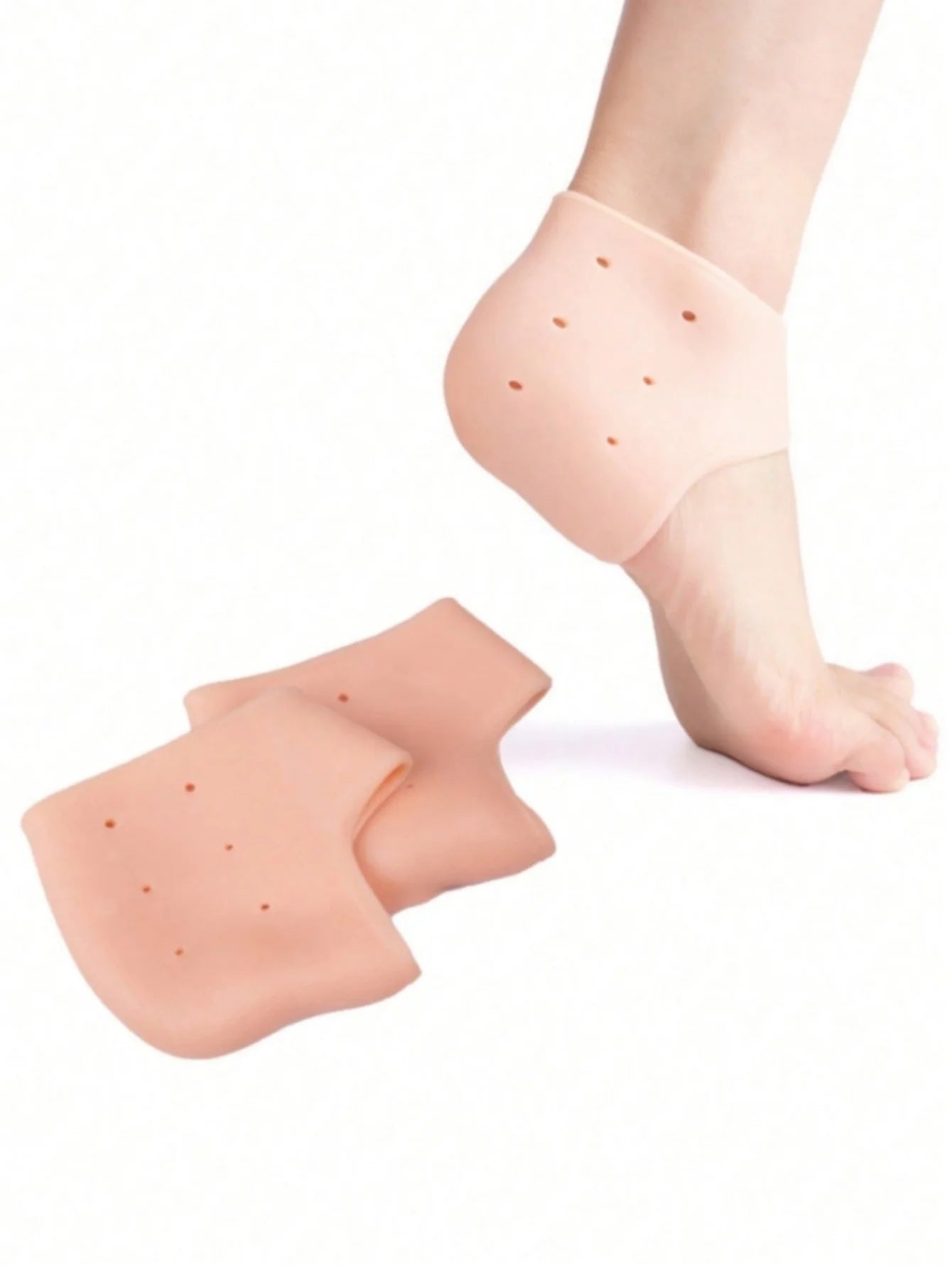 Silikon-Fersenprotektor 1 Paar – Komfort & Entlastung bei langen Spaziergängen und Wanderungen