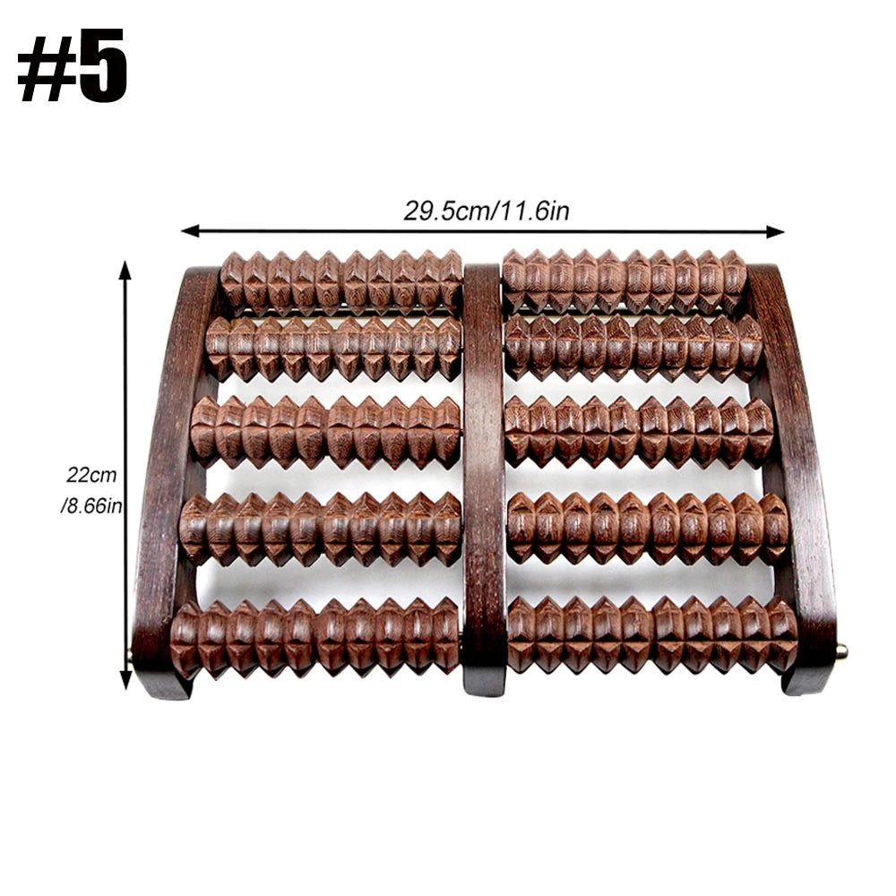 Holz-Fußmassageroller – Entspannung & Wohlbefinden für müde Füße im Büro und zu Hause