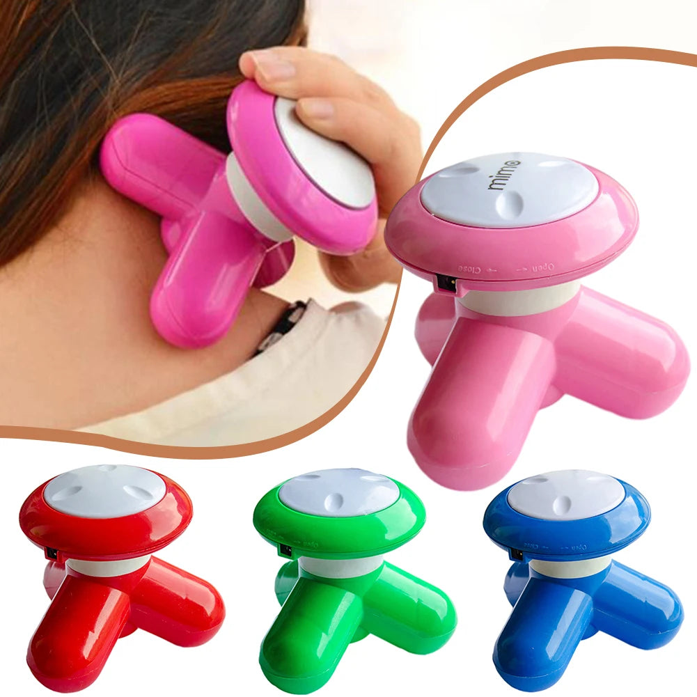 Mini-Handmassagegerät – Tragbarer Vibrations-Massager für Nacken, Schultern & kleine Pausen im Alltag